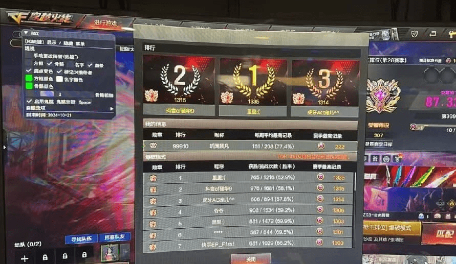 CF透視自喵【BGX】主播同款/稳定热销